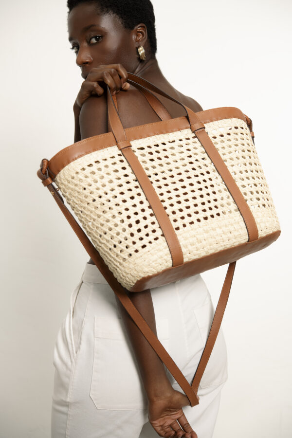 LA UNION Tote bag tan - Image 3