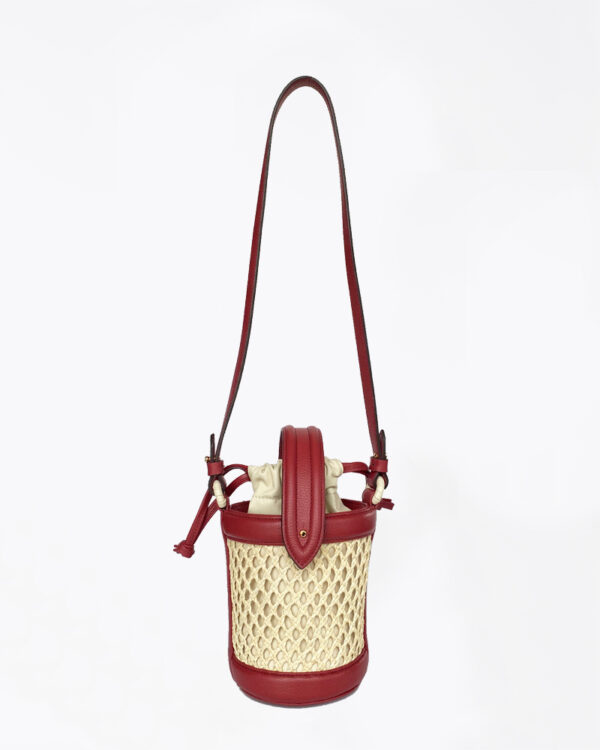 SANDONA MINI Burgundy Bucket