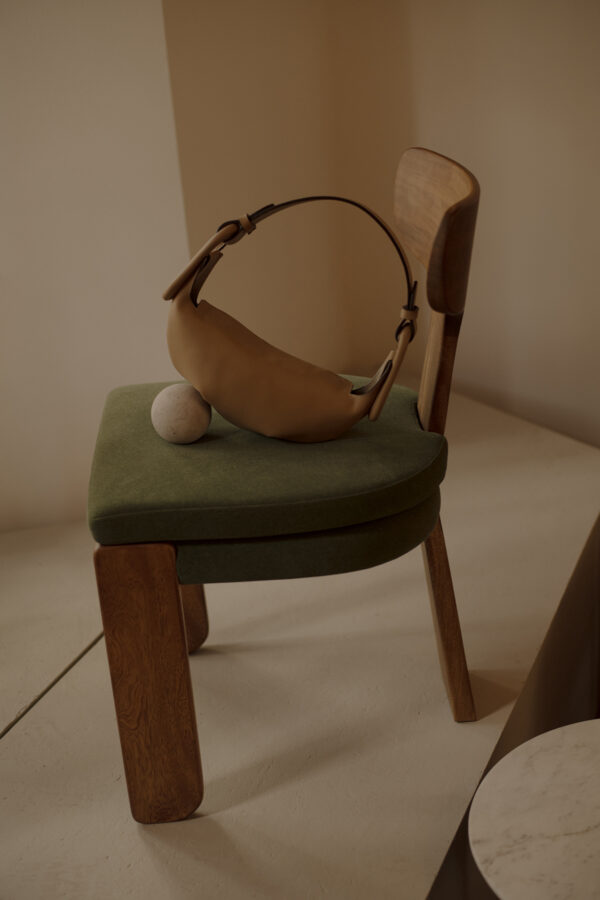AMALFI MINI Camel shoulder bag - Image 2