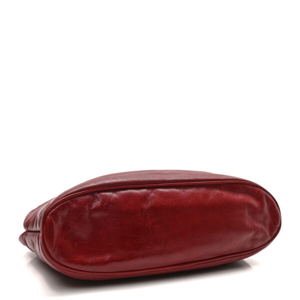 CHANEL | Lambskin Mini Rock and Chain Hobo Red - Image 3
