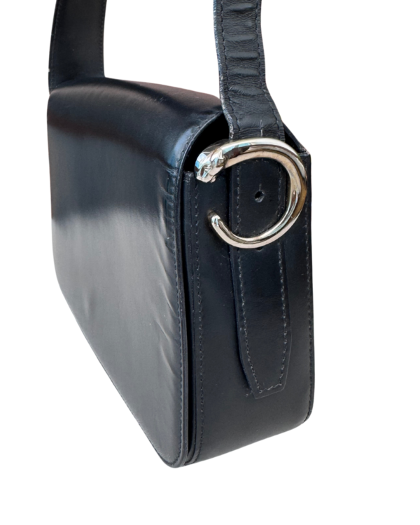 CARTIER | Black leather bag - Image 3