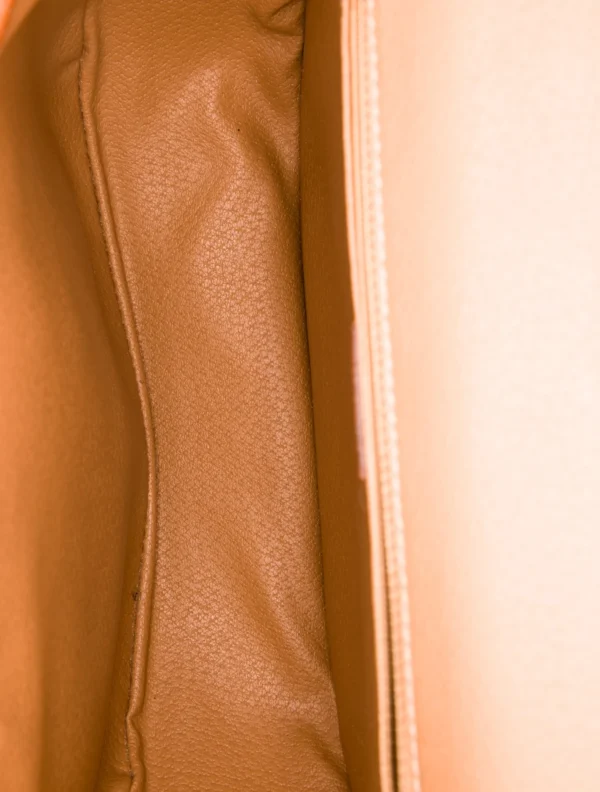 CELINE | Brown Macadam Triomphe Shoulder Bag Vintage - Image 5