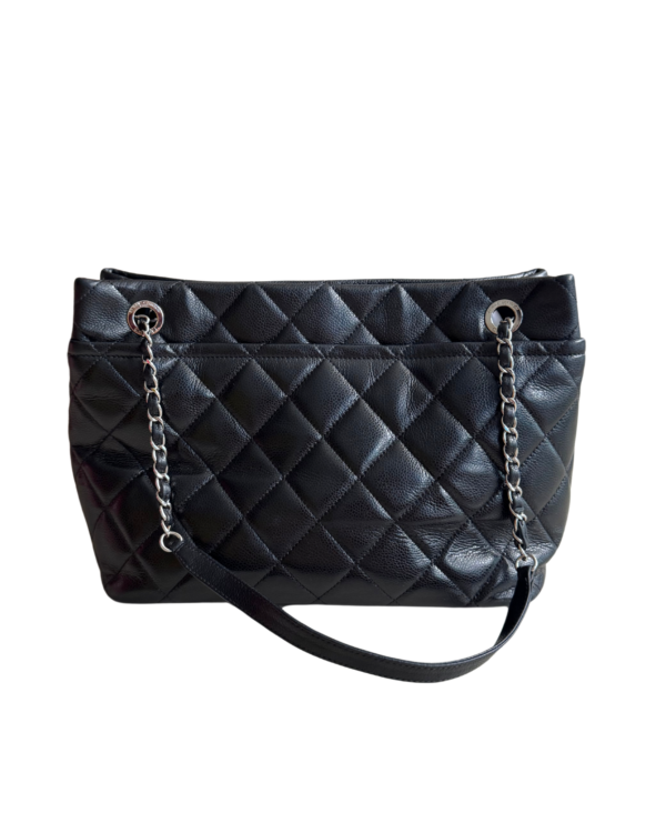 CHANEL | Caviar quilted timeless CC soft tote black - Image 2