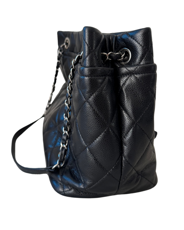 CHANEL | Caviar quilted timeless CC soft tote black - Image 4
