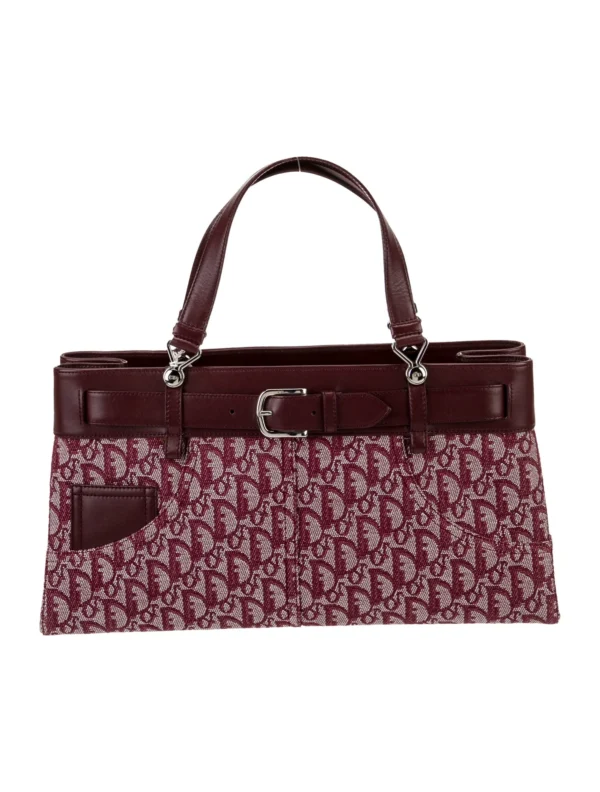 CHRISTIAN DIOR | Burgundy Diorissimo Jeans Pocket Vintage