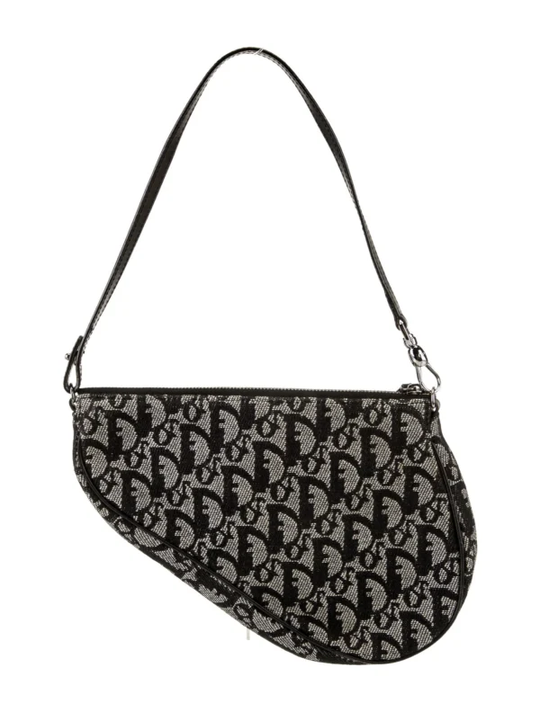 CHRISTIAN DIOR | Diorissimo Saddle Pochette Vintage - Image 3