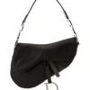 CHRISTIAN DIOR | Black Nylon Saddle Vintage