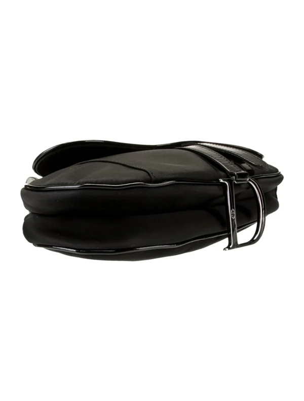 CHRISTIAN DIOR | Black Nylon Saddle Vintage - Image 4
