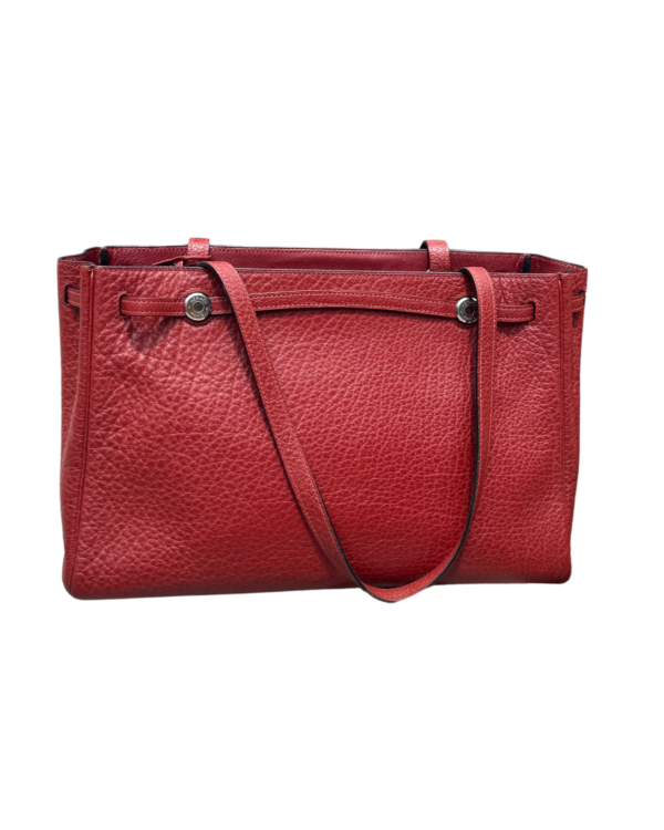 HERMES | Vintage bordeaux togo leather cabana D Stamp tote - Image 2
