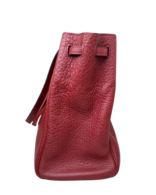 HERMES | Vintage bordeaux togo leather cabana D Stamp tote - Image 5