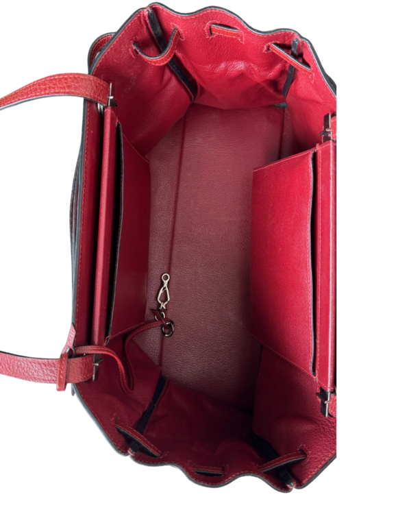 HERMES | Vintage bordeaux togo leather cabana D Stamp tote - Image 10
