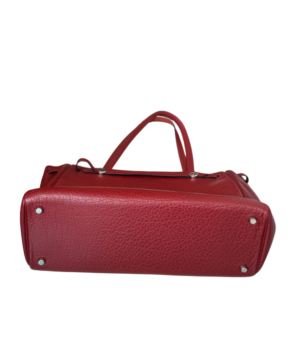 HERMES | Vintage bordeaux togo leather cabana D Stamp tote - Image 7