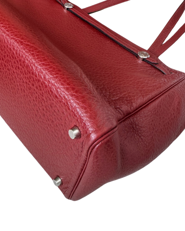HERMES | Vintage bordeaux togo leather cabana D Stamp tote - Image 8