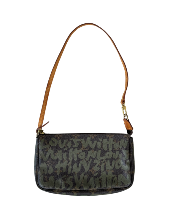 LOUIS VUITTON | Monogram graffiti pochette